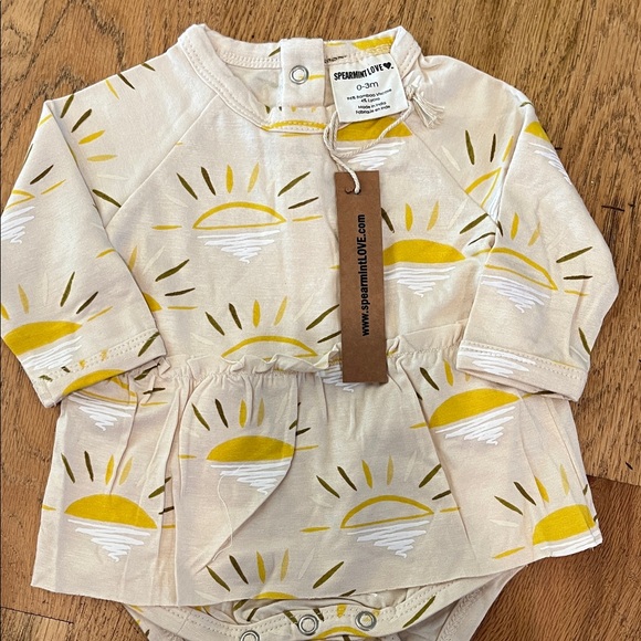 Sunshine Print Baby Dress - Picture 3 of 4